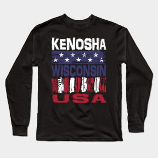 Kenosha Wisconsin USA T-Shirt Long Sleeve T-Shirt